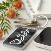 Badminton-sleutelhanger met pendeltekening sleutelhanger (Voorkant Rechts)