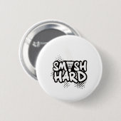 Badminton Smash Hard Champion Gift Ronde Button 5,7 Cm (Voorkant /achterkant)