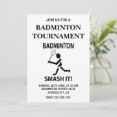 Badminton Smash It Sport Badminton Kaart (Staand voorkant)