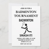 Badminton Smash It Sporten Badminton Kaart (Voorkant)