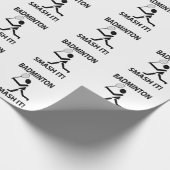 Badminton Smash It Sportspeler Badminton Cadeaupapier (Hoek)