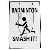 Badminton Smash It Sportspeler Badminton Medium Cadeauzakje (Achterkant)