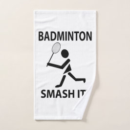 Badminton Smash It Sportspeler Coach Badminton Handdoek
