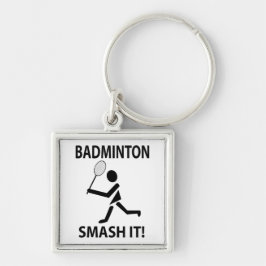 Badminton Smash It Sportspeler Coach Badminton Sleutelhanger