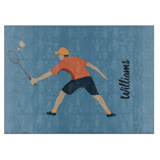Badminton Snijplank (Voorkant)