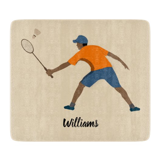 Badminton Snijplank (Voorkant)