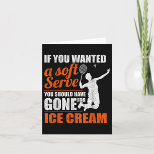 Badminton Soft Serve Shuttle Badminton Kaart