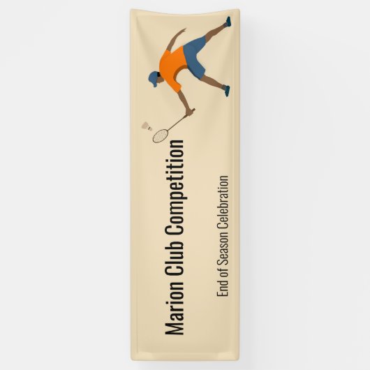 Badminton Spandoek (Verticaal)