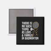 Badminton spel zo iets shuttle badminton speler magneet (Voorkant / Achterkant)
