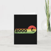 Badminton-speler  2000 Verjaardag Shuttle Bad Kaart (Voorkant)