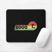Badminton-speler 2000 Verjaardag Shuttle Bad Muismat (Met muis)
