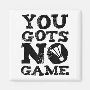 Badminton Speler Attitude Gift Graphic Magneet