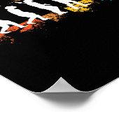 Badminton Speler Evolutie Shuttle Badminton Racket Poster (Hoek)