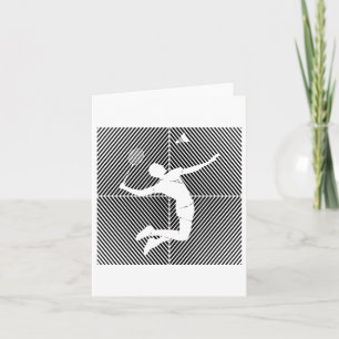Badminton-speler Game Shuttle Badminton Kaart