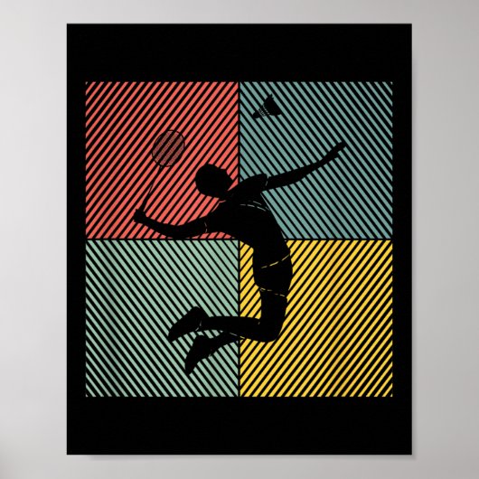 Badminton-speler Game Shuttle Badminton Poster (Voorkant)