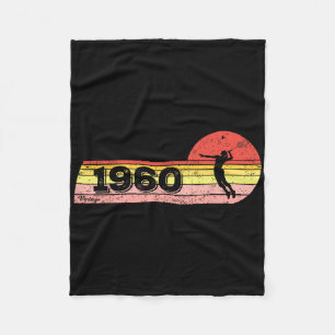 Badminton-speler Geboren 1960 Verjaardag  Vrouwen Fleece Deken