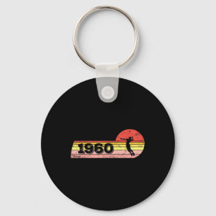 Badminton-speler Geboren 1960 Verjaardag Vrouwen Sleutelhanger