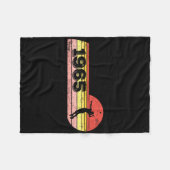 Badminton-speler Geboren 1965 Verjaardag Vrouwen Fleece Deken (Voorkant (Horizontaal))