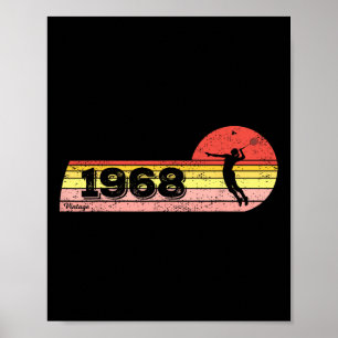 Badminton-speler Geboren 1968 Verjaardag Vrouwen Poster