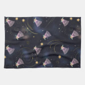 Badminton Speler Shuttlecock Space Shuttle Zomer Theedoek (Horizontaal)