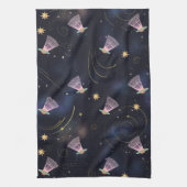 Badminton Speler Shuttlecock Space Shuttle Zomer Theedoek (Verticaal)