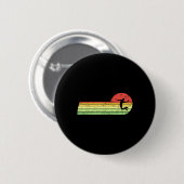 Badminton-speler  Verjaardag Shuttle Badminto Ronde Button 5,7 Cm (Voorkant /achterkant)