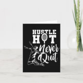 Badminton Sport Player Shuttle Lover Kaart (Voorkant)