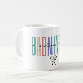 Badminton Sportief & Stijlvol Koffiemok