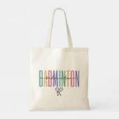 Badminton Sportief & Stijlvol Tote Bag (Achterkant)