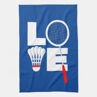 Badminton Sports Towel - LOVE Theedoek
