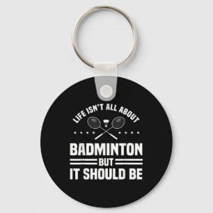 Badminton Sportsperson Spel Sport Speler Atleet R Sleutelhanger