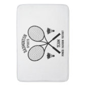 Badminton sportteam badmat (Voorkant Verticaal)