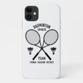 Badminton sportteam Case-Mate iPhone case (Achterkant)