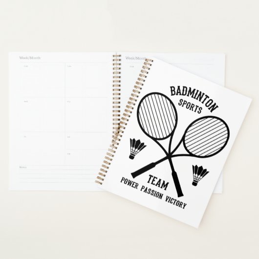 Badminton sportteam planner (Display)