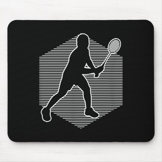 Badminton Squash Dames Shuttle Heren Muismat (Voorkant)