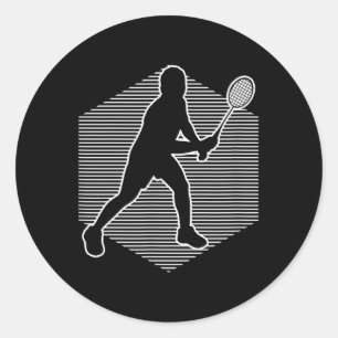 Badminton Squash Dames Shuttle Heren Ronde Sticker