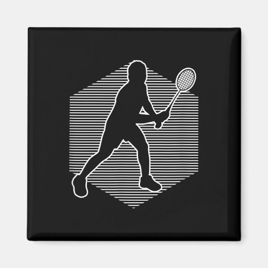 Badminton Squash Vrouwen Shuttle Mannen Magneet (Voorkant)