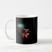 Badminton Steampunk Shuttle Player Koffiemok (Links)