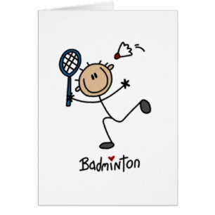 Badminton Stick Figuur