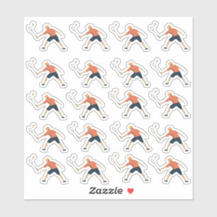 Badminton Sticker