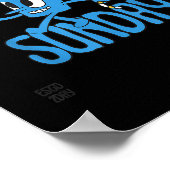 Badminton Sunday Racket Shuttle Game spelen Poster (Hoek)
