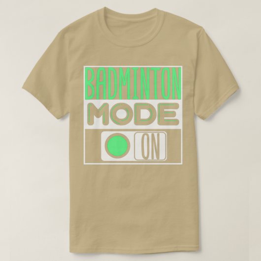 Badminton T 4 T-shirt (Design voorkant)