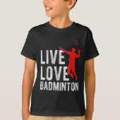 Badminton t-shirt (Voorkant)