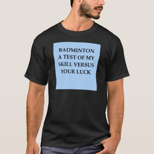 badminton t-shirt (Voorkant)