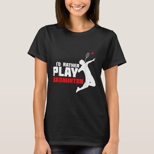 Badminton T-shirt (Voorkant)