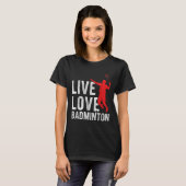 Badminton  t-shirt (Voorkant volledig)