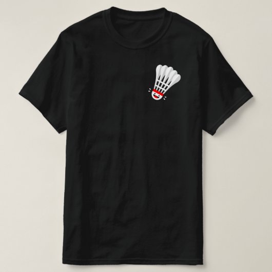 Badminton T-Shirt - Happy Birdie Pocket (Design voorkant)