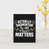 Badminton Team Match S Shuttle Badminton Speler Kaart (Gele Bloem)