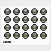 Badminton Team Wedstrijd Alle Fun Shuttle Badminto Ronde Sticker (Vel)