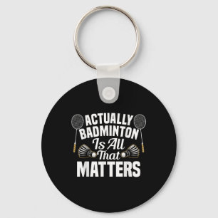 Badminton Team Wedstrijd S Shuttle Badminton Spele Sleutelhanger